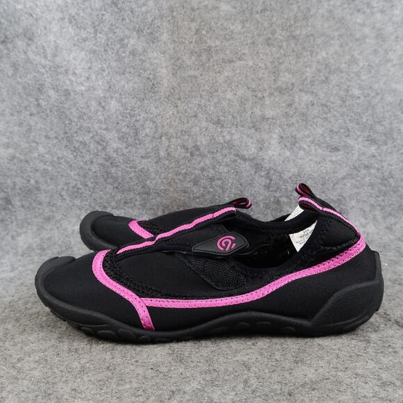 Champion Water Shoes Womens 5 6 Slip On Beach Swim Black Pink Flat Outdoor Sport - Picture 5 of 12